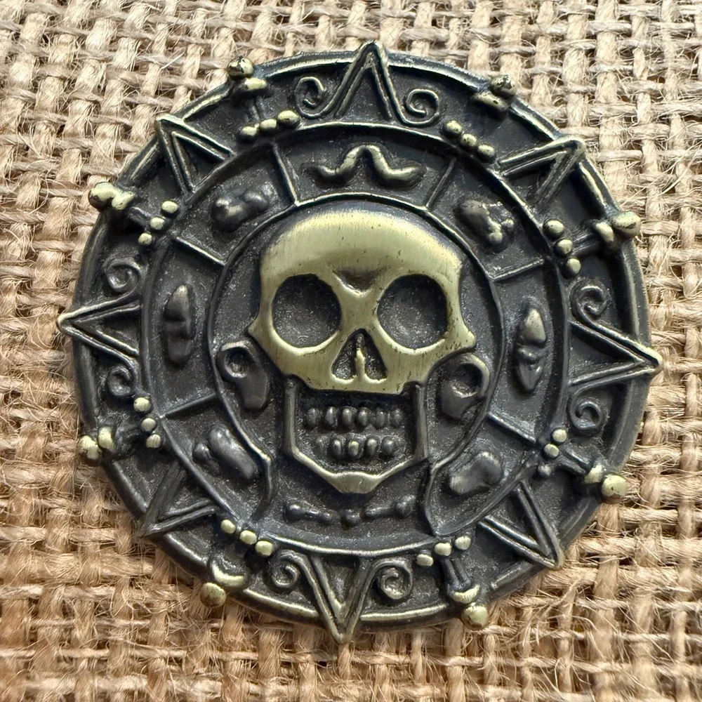 Disney Collectible Pin, 2006, Pirates of the Caribbean Coin, 1.75” diameter